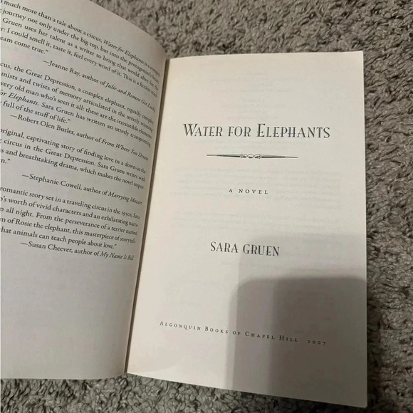 Water for Elephants by SARA GRUEN - Picture 3 of 4